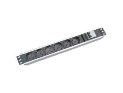asit canalina barra alimentazione interruttore magnetotermico 6 prese RAS-AM6-M/L
