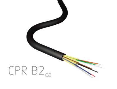brand-rex cavo in fibra ottica tight buffered euroclass cpr b2ca