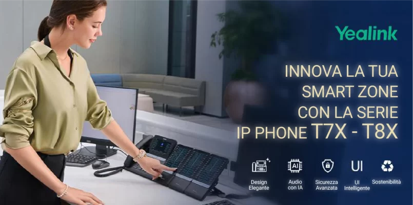 Nuova Serie IP phone T7X-T8X Yealink